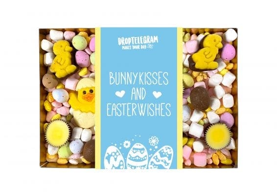 Paascadeaupakket cadeaupakket pasen bunny kisses and easter wishes