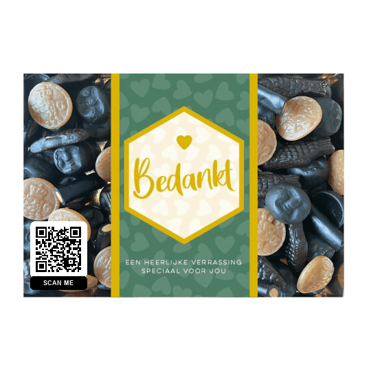 Cadeaupakket | Bedankt - Zoet Zoute Drop Mix